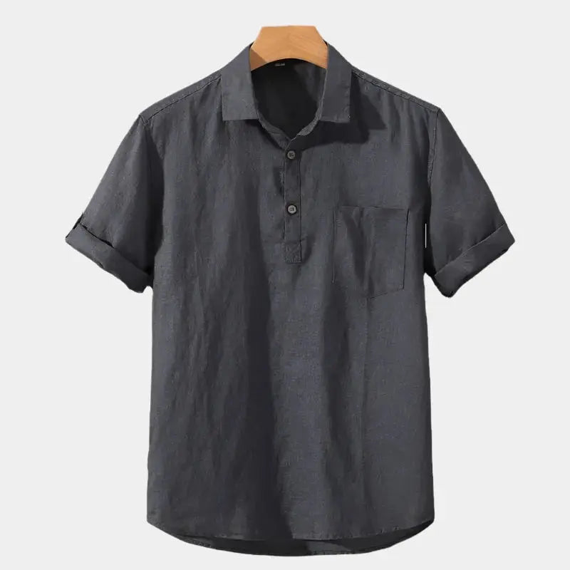 Essential Linen Polo Shirt