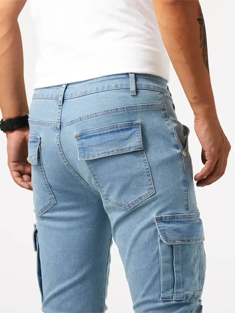 Belmont Denim Cargo Pants